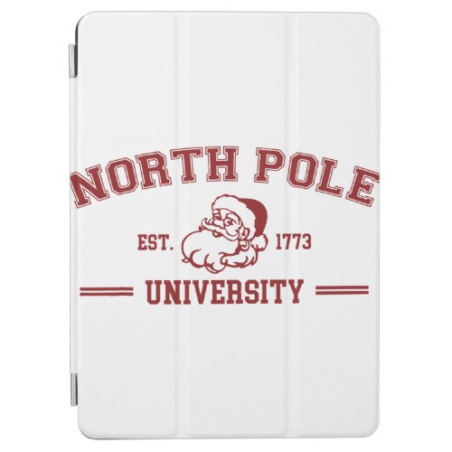 North Pole University Vintage Christmas Santa Xmas iPad Air Cover