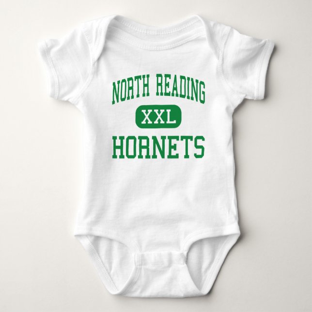 North Reading - Hornets - High - North Reading Baby Bodysuit (Front)