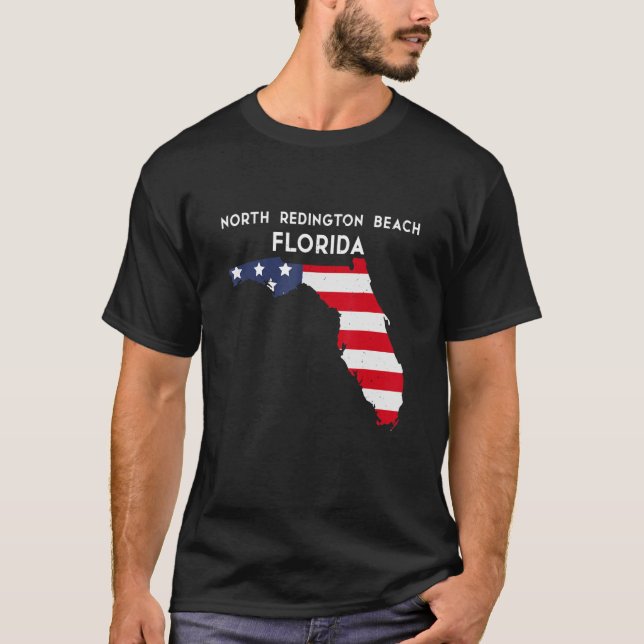 North Redington Beach Florida USA State America Tr T-Shirt (Front)