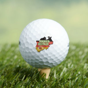 North Rhine Westphalia Germany Retro NRW Souvenir Golf Balls