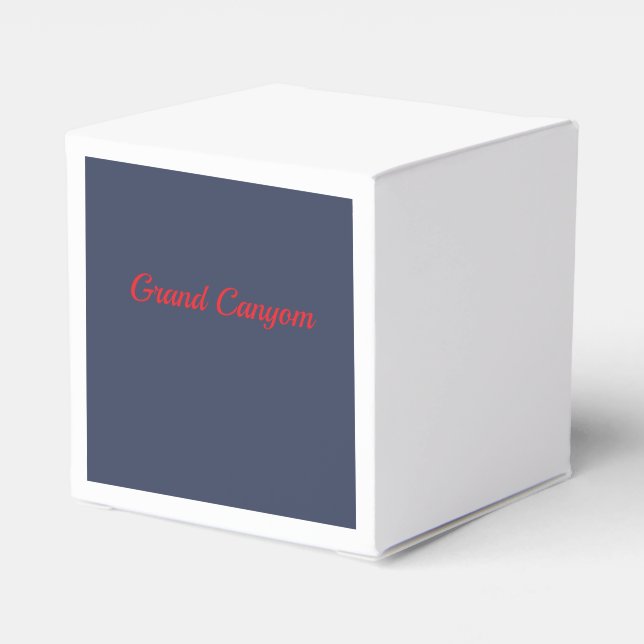 North Rim  Favor Boxes (Back Side)