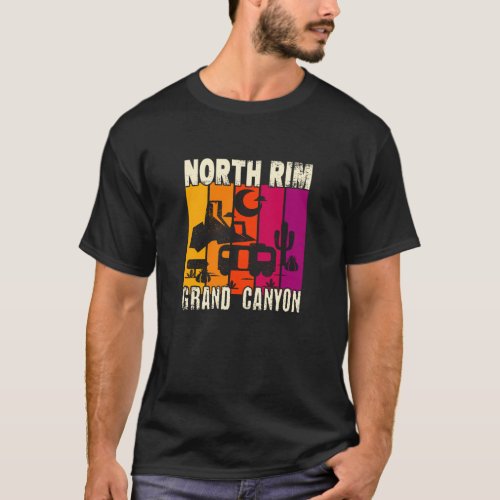 North Rim Grand Canyon camping T_Shirt