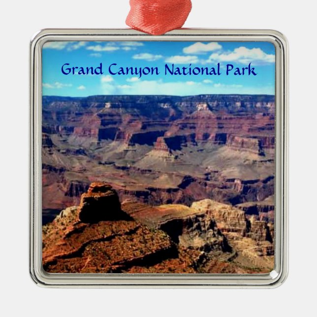 North Rim Grand Canyon National Park Metal Ornament (Front)