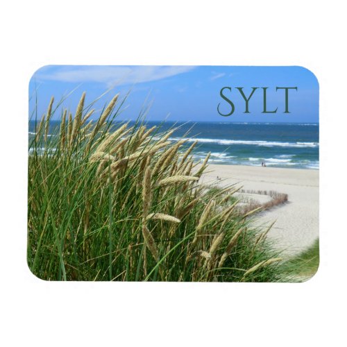 North Sea Beach Dune Grass Sylt Nordfriesland Magnet