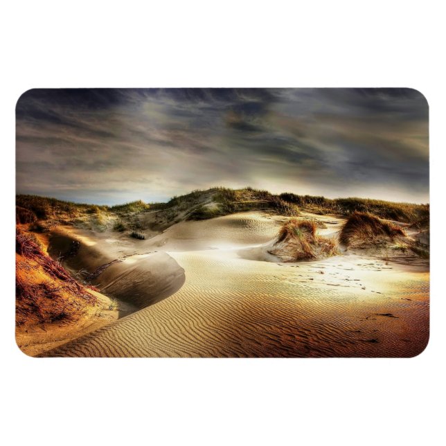 North Sea Dunes Flexible Photo Magnet (Horizontal)