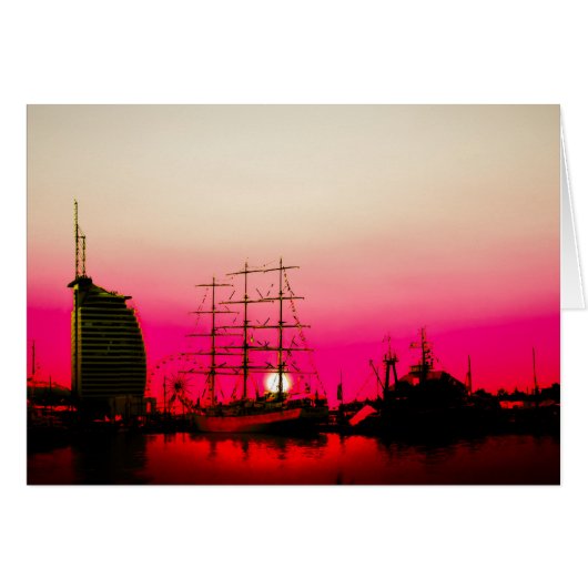 North Sea   Romantic - Bremerhaven Cards (Front Horizontal)