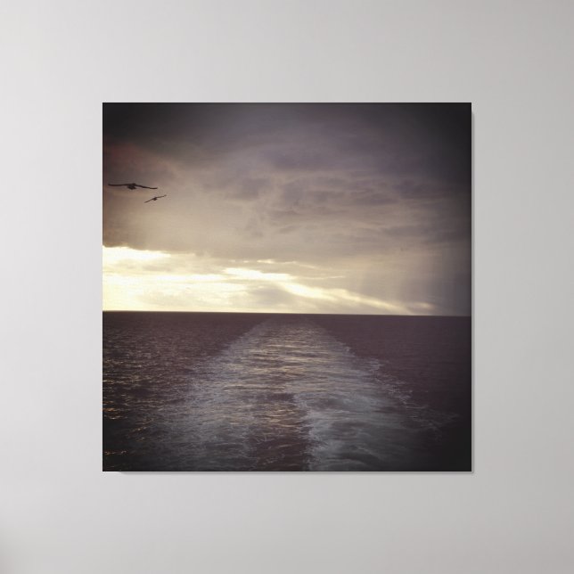 North Sea Seascape, Ocean View Canvas Print (Front)