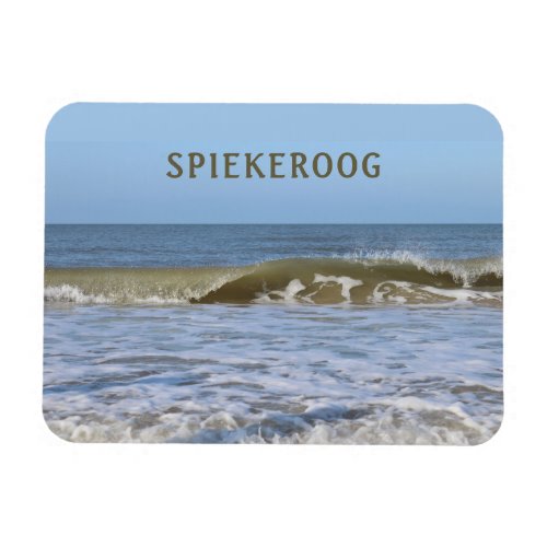 North Sea Waves Crashing Spiekeroog Magnet