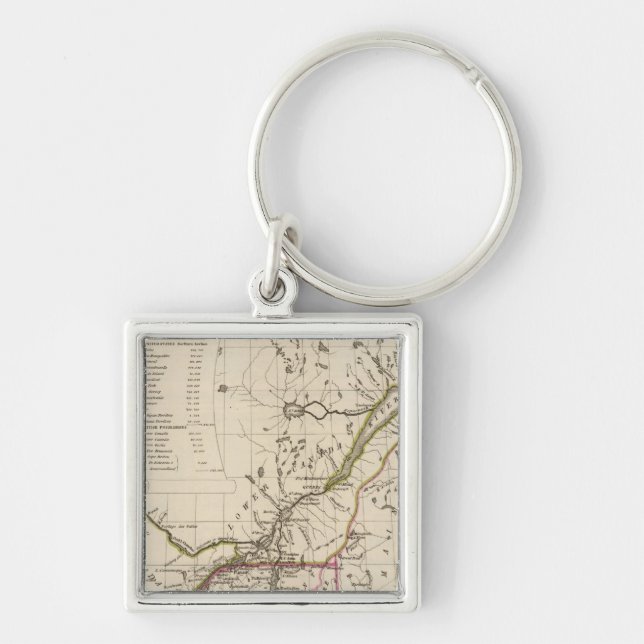 North section United States Keychain (Front)