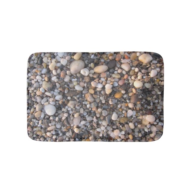 North Shore Beach Rocks Bath Mat (Front)