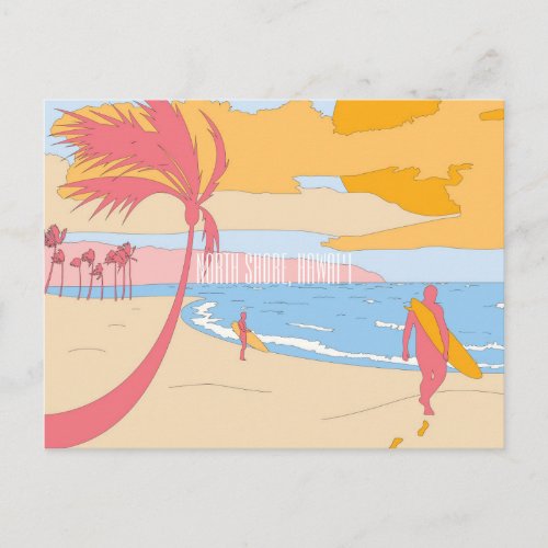 North Shore Hawaii Postcard