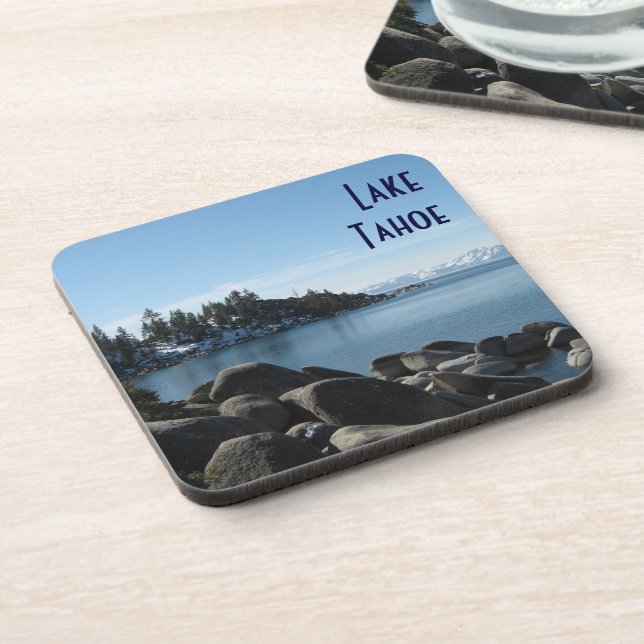 North Shore Lake Tahoe, Incline Village, Nevada Beverage Coaster (Left Side)