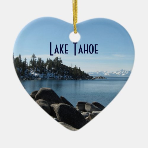 North Shore Lake Tahoe Incline Village Nevada Ceramic Ornament