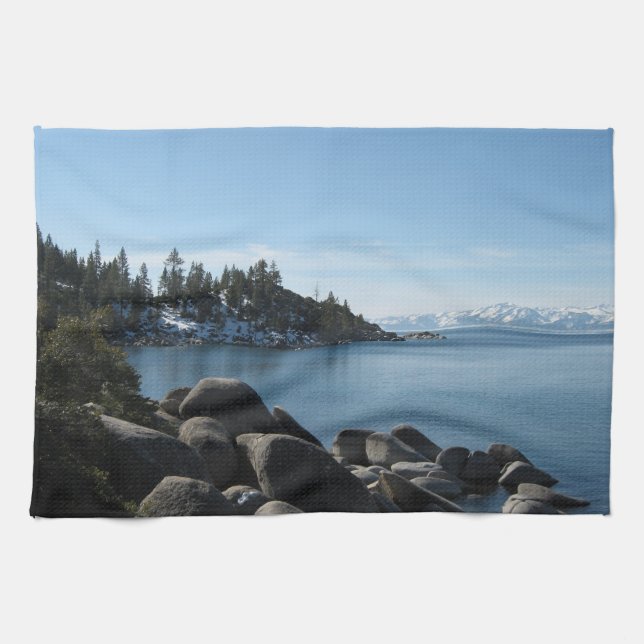 North Shore Lake Tahoe, Incline Village, Nevada Kitchen Towel (Horizontal)