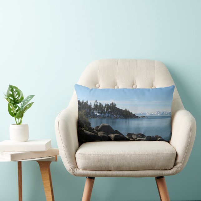 North Shore Lake Tahoe, Incline Village, Nevada Lumbar Pillow (Chair)