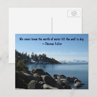 North Shore Lake Tahoe, Incline Village, Nevada Postcard