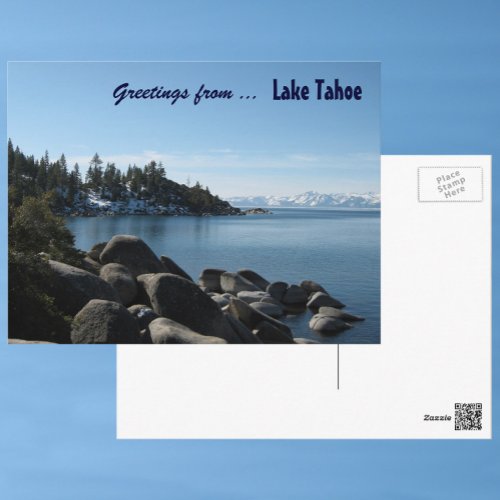 North Shore Lake Tahoe Incline Village Nevada Postcard
