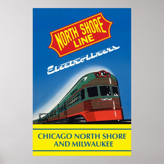 North Shore Line Electroliner Poster (Front)
