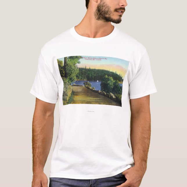 North Shore Marine Drive View of Garrow Bay T-Shirt (Front)