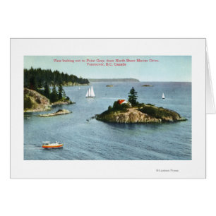 North Shore Marine Drive View of Point Grey Cards