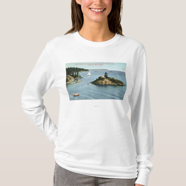 North Shore Marine Drive View of Point Grey T-Shirt (Front)