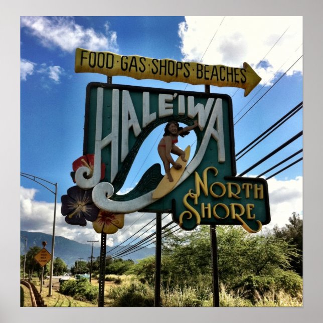North Shore Oahu Hawaii Poster (Front)