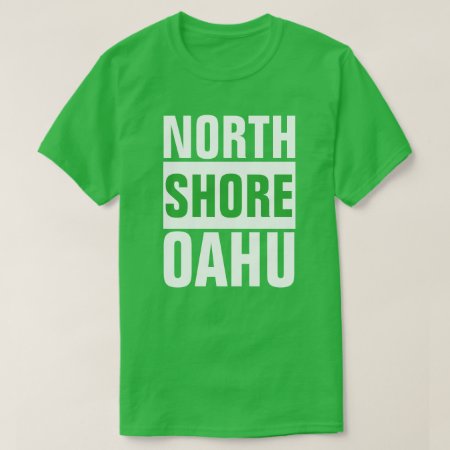 North Shore Oahu Hawaii Surf Inspired T-shirt