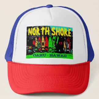 NORTH SHORE OAHU HAWAII TRUCKER HAT