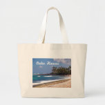 North Shore On The Island Of Oahu In Hawaii Large Tote Bag at Zazzle