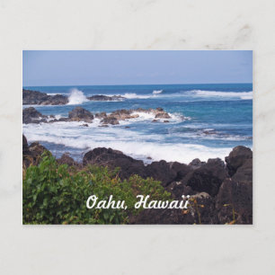 North Shore on the island of Oahu in Hawaii Postcard