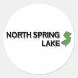 North Spring Lake, New Jersey Classic Round Sticker