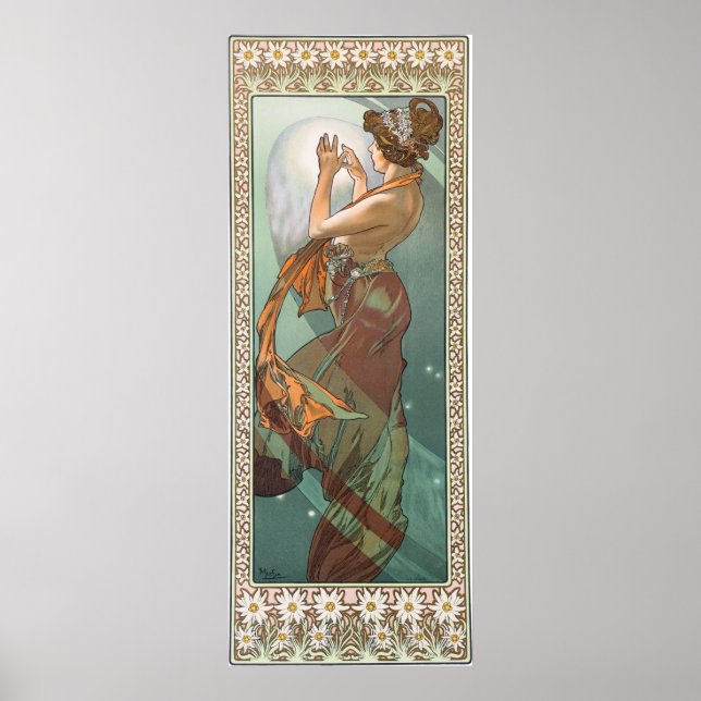 North Star by Alphonse Mucha Poster (Front)