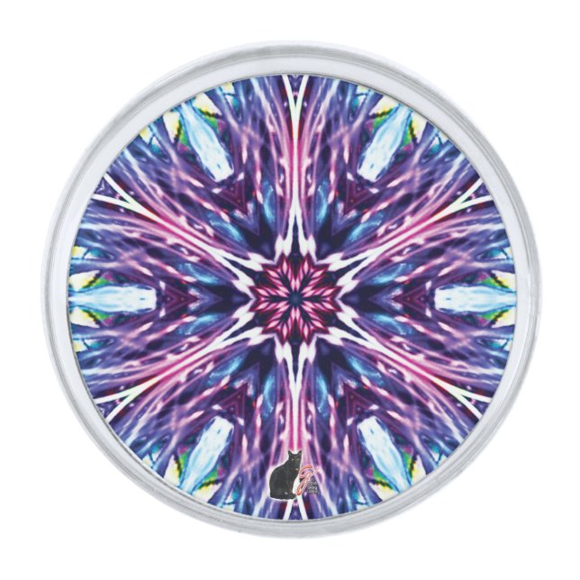 North Star Kaleidoscope Lapel Pin (Front)