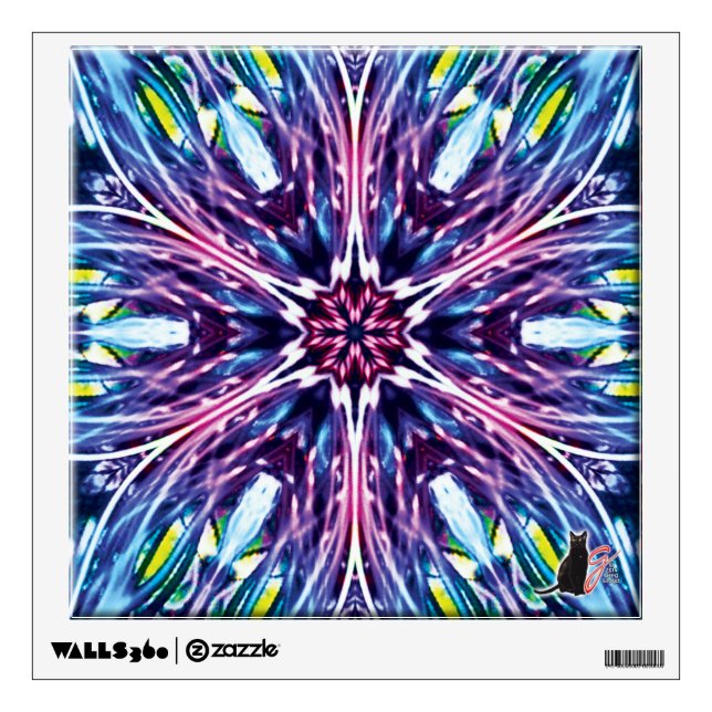 North Star Kaleidoscope Wall Decal (Front)