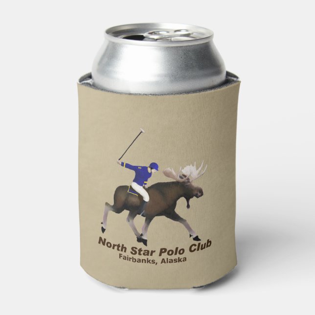 North Star (Moose) Polo Club Can Cooler (Can Front)