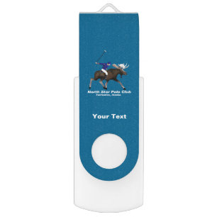 North Star Moose Polo Club Flash Drive