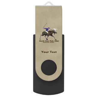 North Star Moose Polo Club Flash Drive