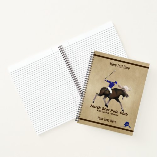 North Star Moose Polo Club Notebook