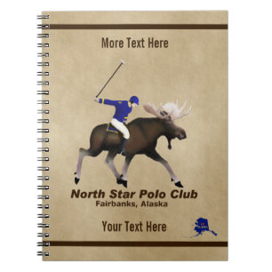 North Star (Moose) Polo Club Notebook