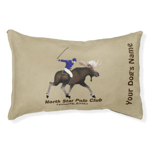 North Star (Moose) Polo Club Pet Bed