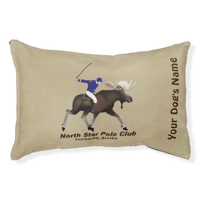 North Star (Moose) Polo Club Pet Bed (Front)