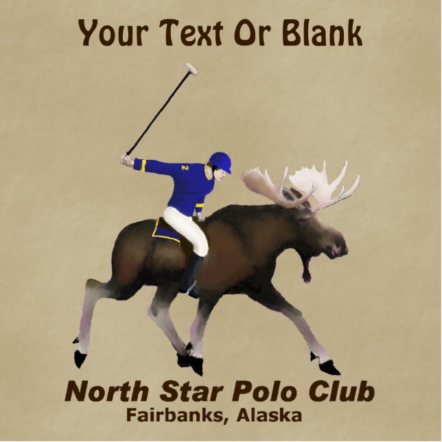 North Star (Moose) Polo Club Statuette (Front)