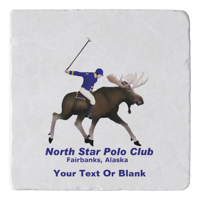 North Star (Moose) Polo Club Trivet (Front)