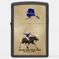 North Star (Moose) Polo Club Zippo Lighter