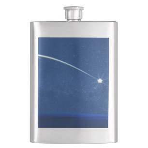North Star Over the Forest Flask