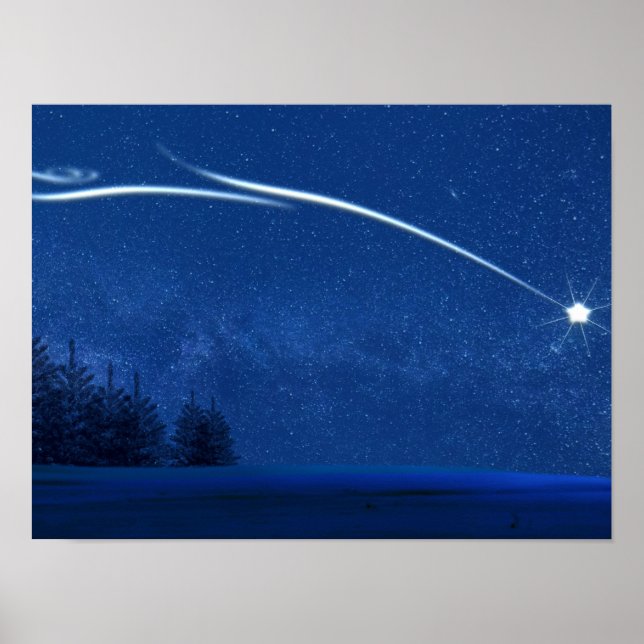 North Star Over the Forest Poster (Front)