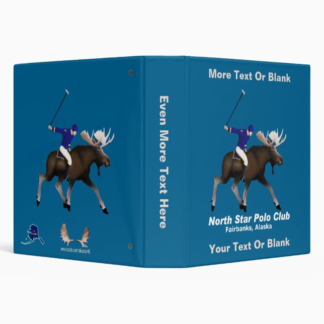 North Star Polo Club 3 Ring Binder (Background)