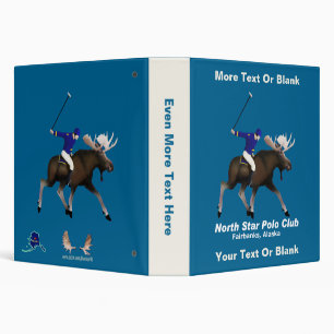 North Star Polo Club 3 Ring Binder
