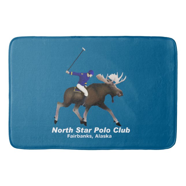 North Star Polo Club Bathroom Mat (Front)