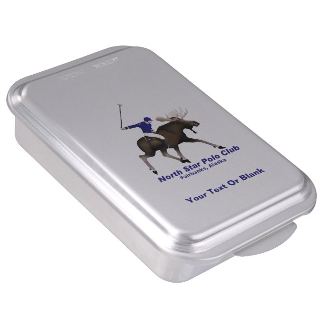 North Star Polo Club Cake Pan (Side)